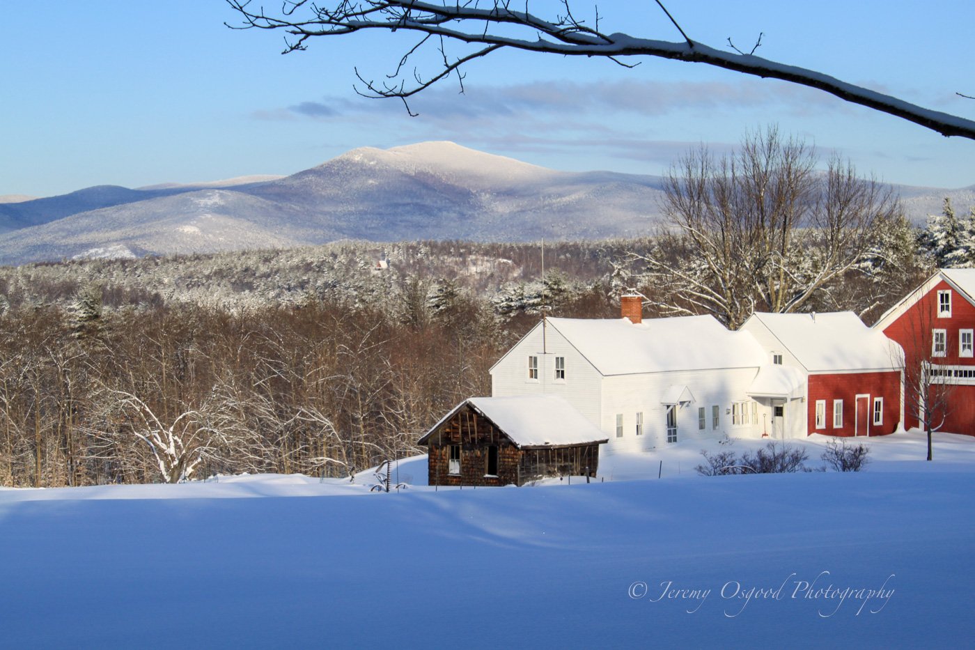 Mount Shaw and the Ossipee Mountain Range