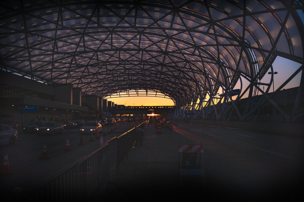 Sunset at Atlanta Airport