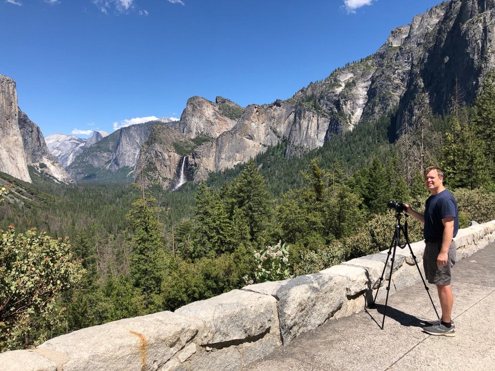 Jeremy Osgood at Yosemite Tunnel View